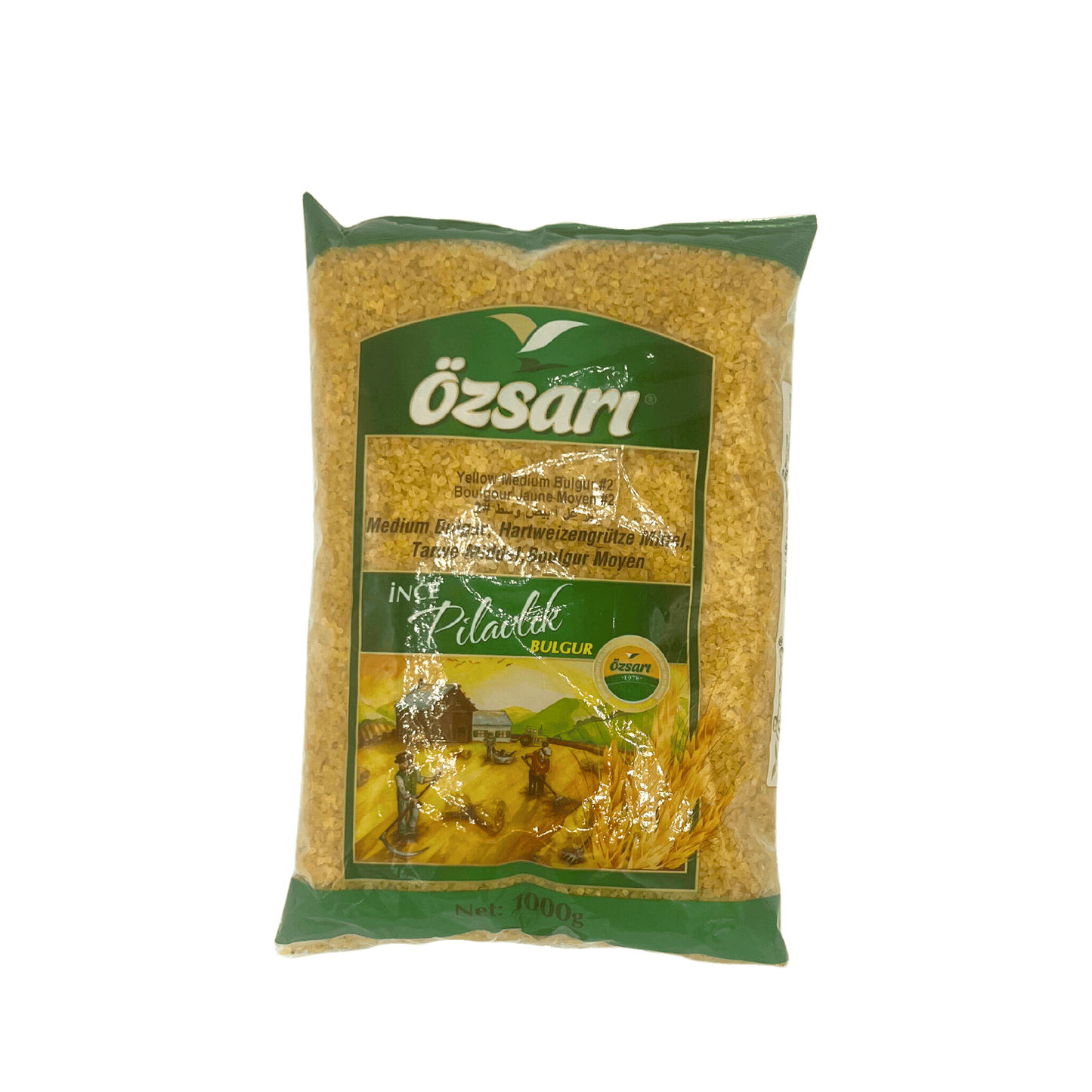 Ozsari: Yellow Medium Bulgur #2, 1000 g