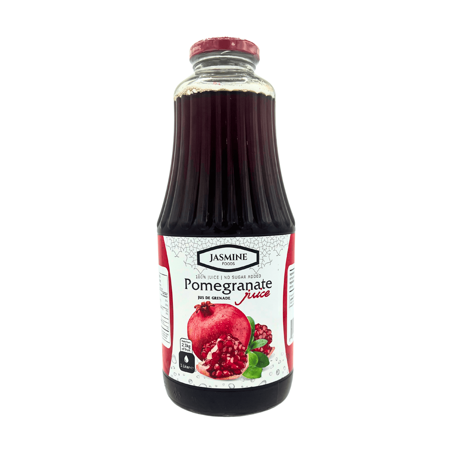 Jasmine: Pomegranate Juice, 100% Juice, No Sugar Added, 1 L