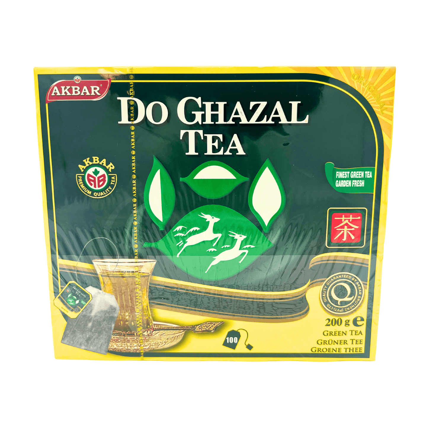 Do Ghazal Tea: Green Tea, 100 Bag