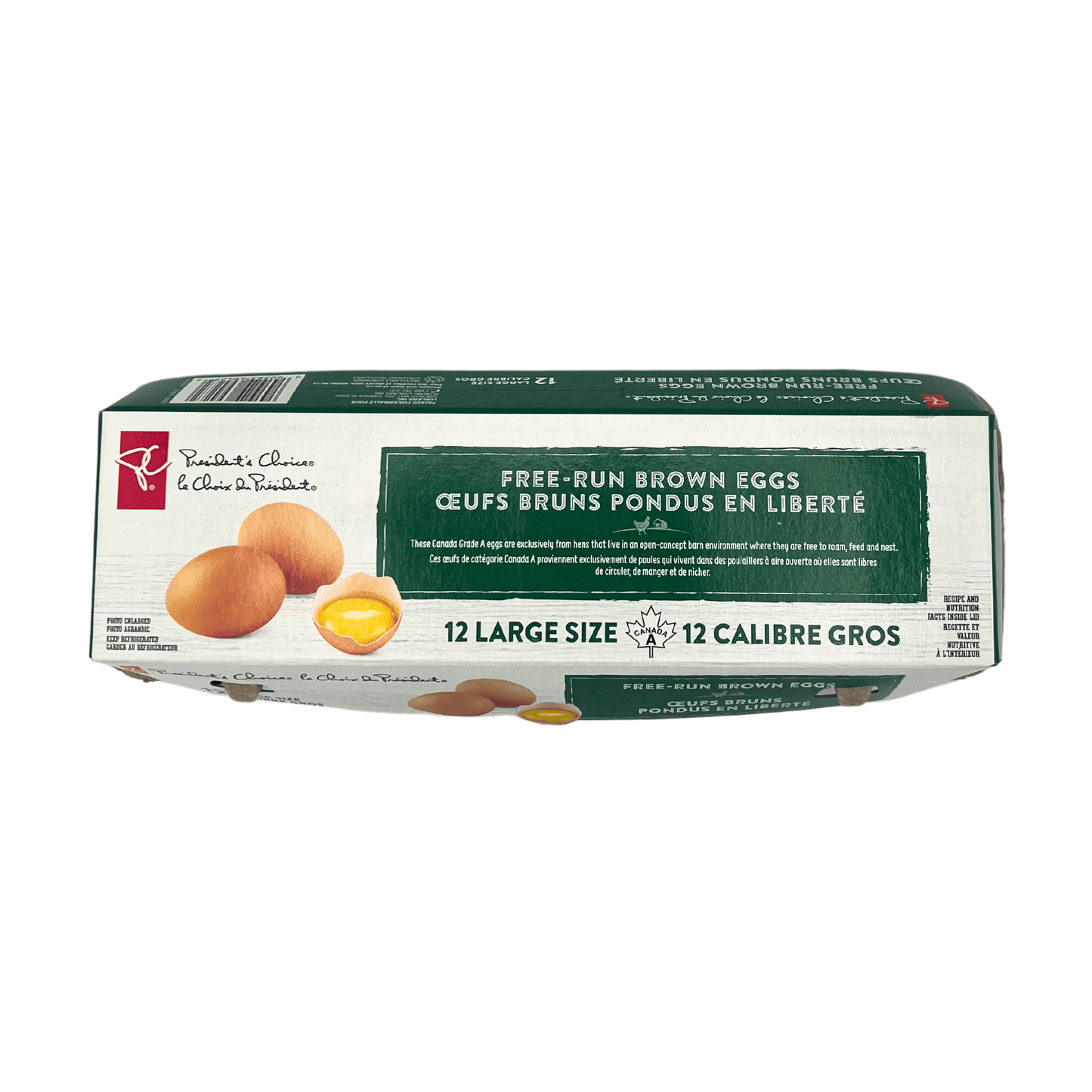 Free-Run Brown Eggs, 12 Large Size