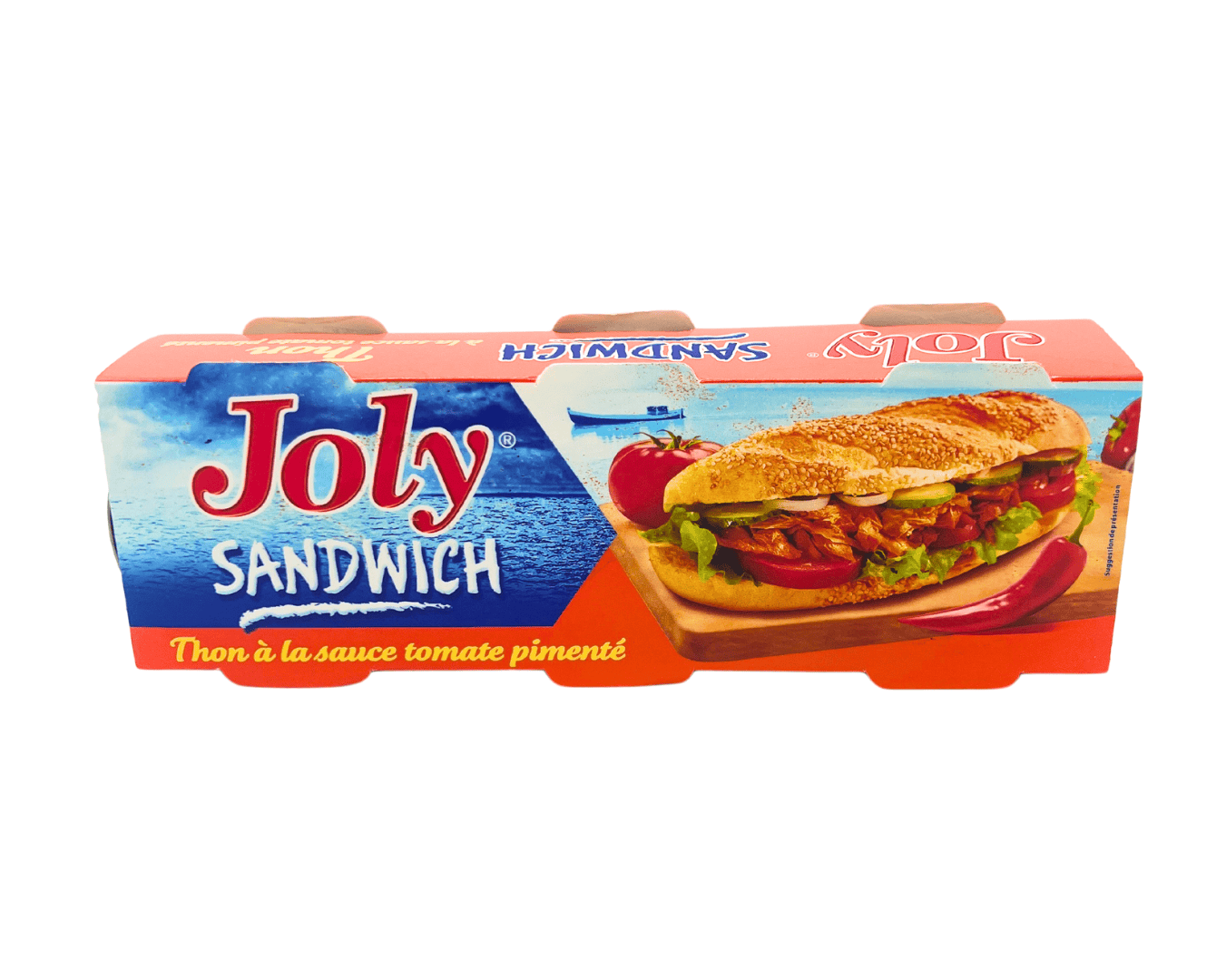 Joly: Tuna in spicy tomato sauce , Sandwich , 3 canned