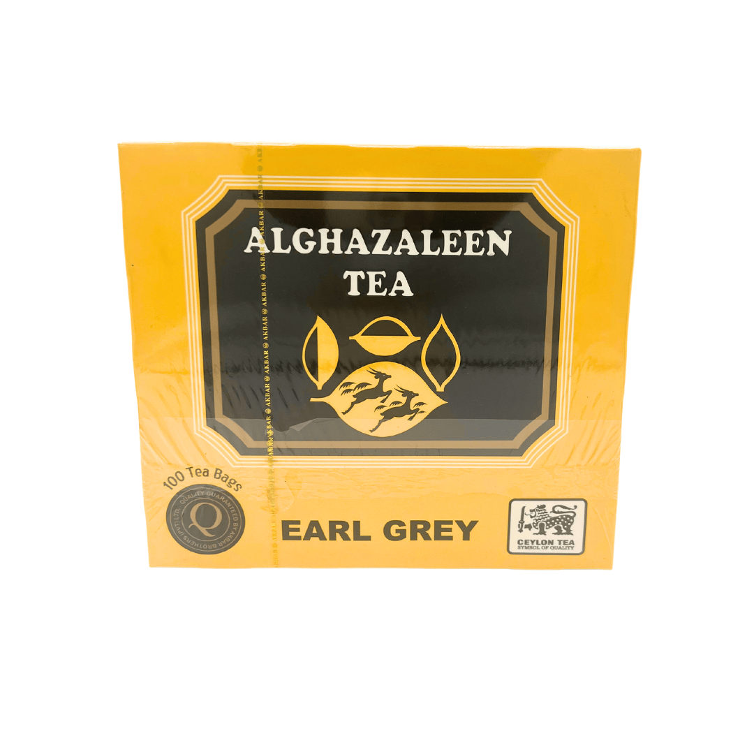 Alghazaleen Tea: Earl Grey Tea, 100 Tea Bags