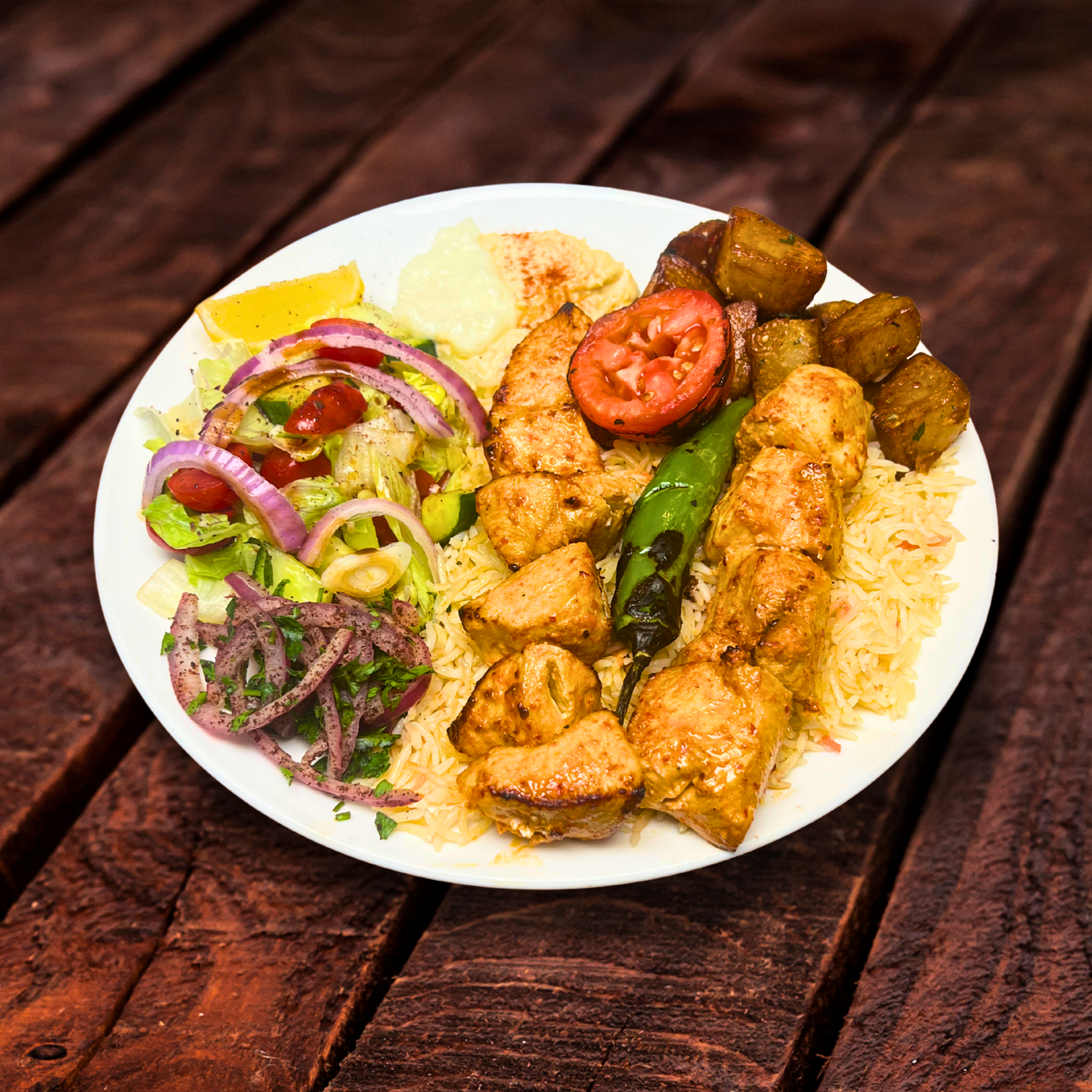 Shish Taouk Plate