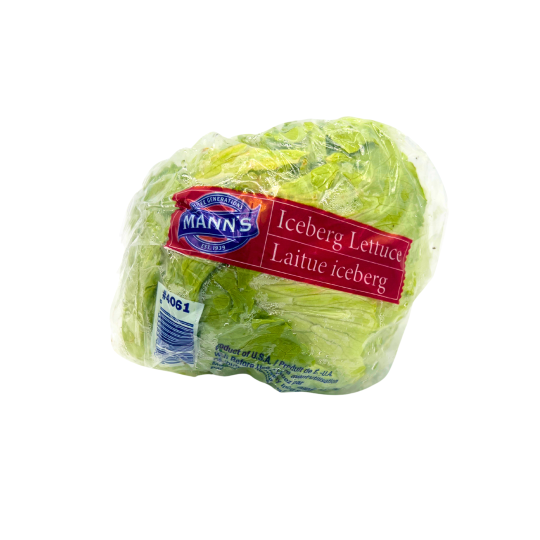 Fresh Iceberg Lettuce, sold in singles