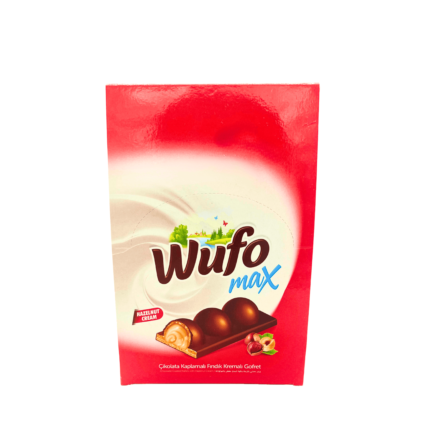Wufo Max: Chocolate Coated Wafers With Hazlnut Cream, 24 Pcs