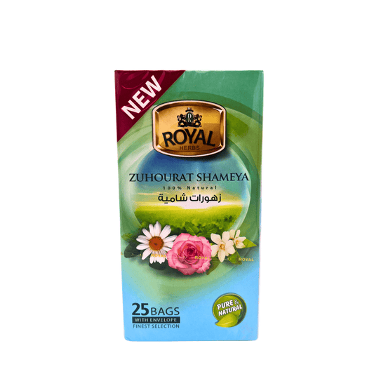 Royal Herbs: Zuhourat Shameya, 100% Natural, 25 Bags
