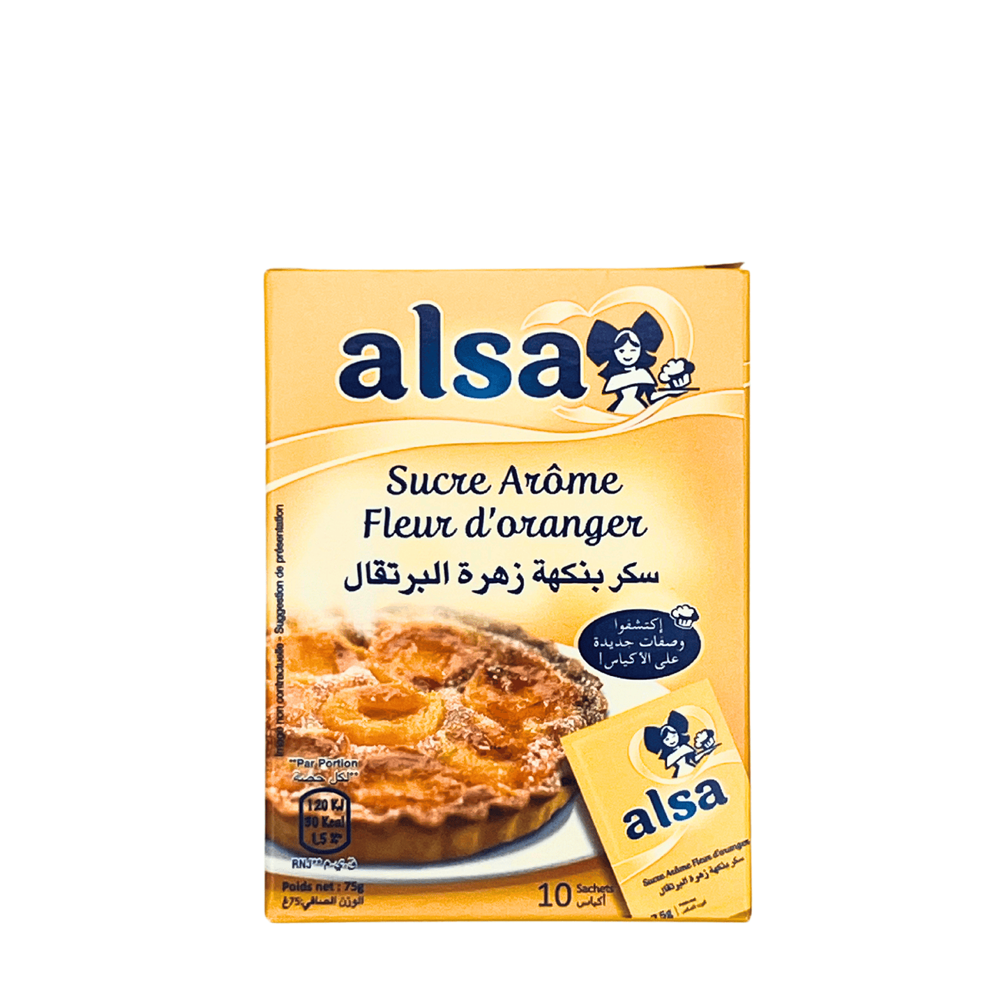 Alsa: Sucre Arôme,10 Bag, 75 g