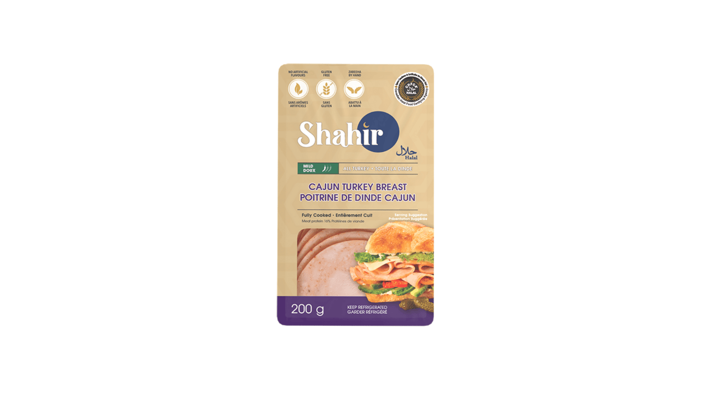 Shahir: Cajun Turkey Breast, Mild, 200g
