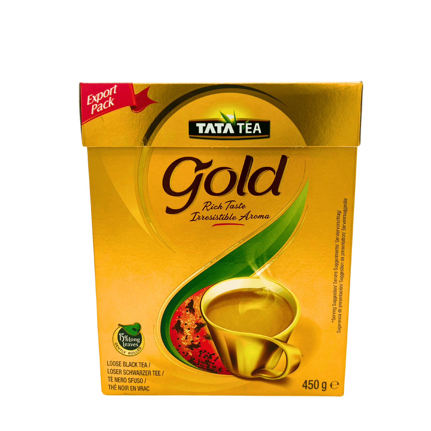 Tata Tea: Gold Rich Taste Irresistible Aroma, Loose Black Tea, 450 g